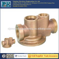 china low cost cnc machining parts copper casting valve parts